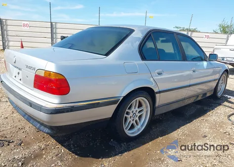 2000 BMW 740Ia z USA, uszkodzony, nr VIN WBAGG8344YDN80815